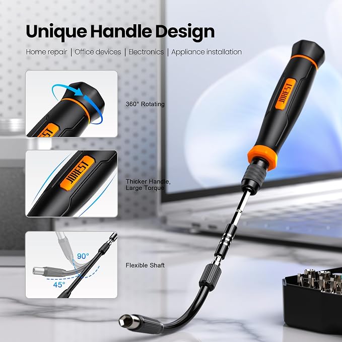 JOREST 152 in 1 Precision Screwdriver Set, Tool Gifts for Men, Mini Repair Tool Kit for Electronics, Macbook, Laptop, PC, RC, PS5, iphone, Jewelers, XBOX, Glasses