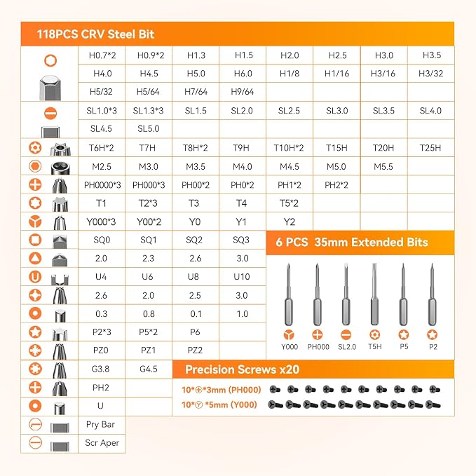 166 in 1 Precision Screwdriver Set, Magnetic Bits Repair Kit with Extension Rod Pry Tools, Professional Electronics Screwdriver Kit for Phone Laptop Watch Drone PS5 Xbox Jewelers Glasses