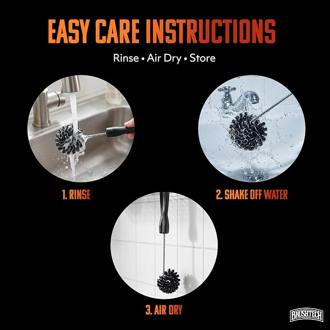 Brushtech Sliding Window and Shower Door Track Cleaner
