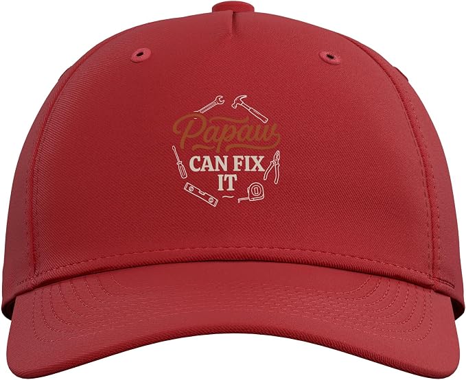 Papaws Can Fix It Handyman Repair Tool Humor Adjustable Baseball Hat