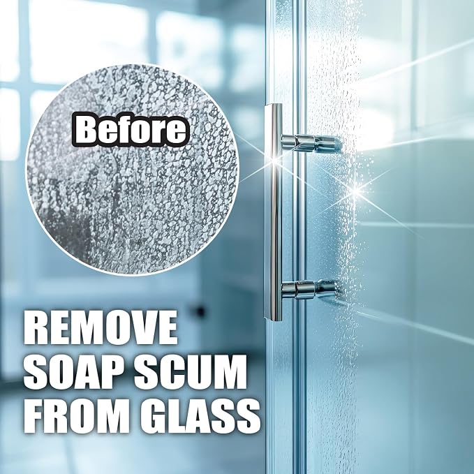 SANI 360° Hard Water Stain Cleaner & Surface Sealant, 32 oz, Lemon Scent | 60-second cleaner and sealant reduces calcium, limescale, rust and soap scum on multiple surfaces; lemon scent, made in USA.