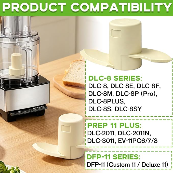 Dough Blade Replacement with DLC-869TX-1 Compatible with Cuisinart Food Processor Pro Custom 11, Fits DLC-8S, DFP-11, DLC-2011, DLC-3011, EV-11PC6 EV-11PC7 EV-11PC8