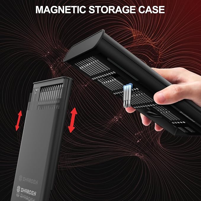 75 IN 1 Mini Electric Screwdriver Set, Power Screwdriver | 71 S2 Precision Bits, 3 LED Lights, Magnetic Storage, USB-C Charging, Cordless Screwdriver Repair Tool Kit for Electronics