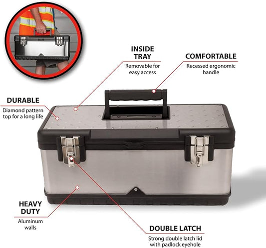 Performance Tool W54020 20-Inch Tool Box, Steel