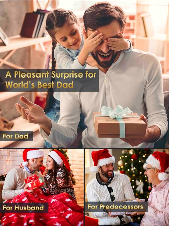 Gifts for Men Christmas Stocking Stuffers for Him Hammer Multi Tool 13 in 1 | Men Gifts Holiday Presents Hammer Multitool White Elephant Secret Santa Dad Husband Camping Accessories Survival Tool Kit
