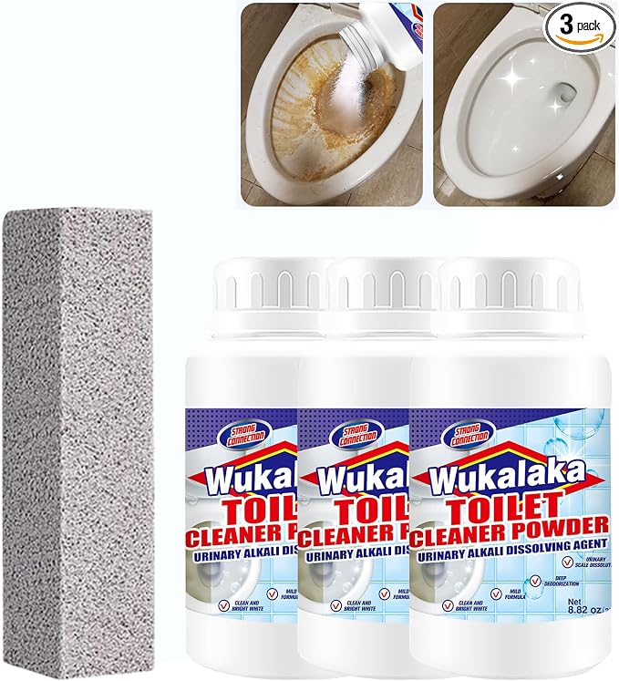 Pumice Sticks Pumice Scouring Pad for Cleaning, Pumice Stone Toilet Bowl Cleaner, Grey Pumice Stick Cleaner for Removing Toilets Bowl Ring, Bath, Household Cleaning 1pcs + 3pcs