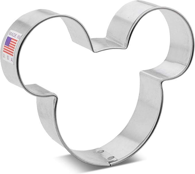 Ann Clark Mouse Head Cookie Cutter, 4" Made in USA