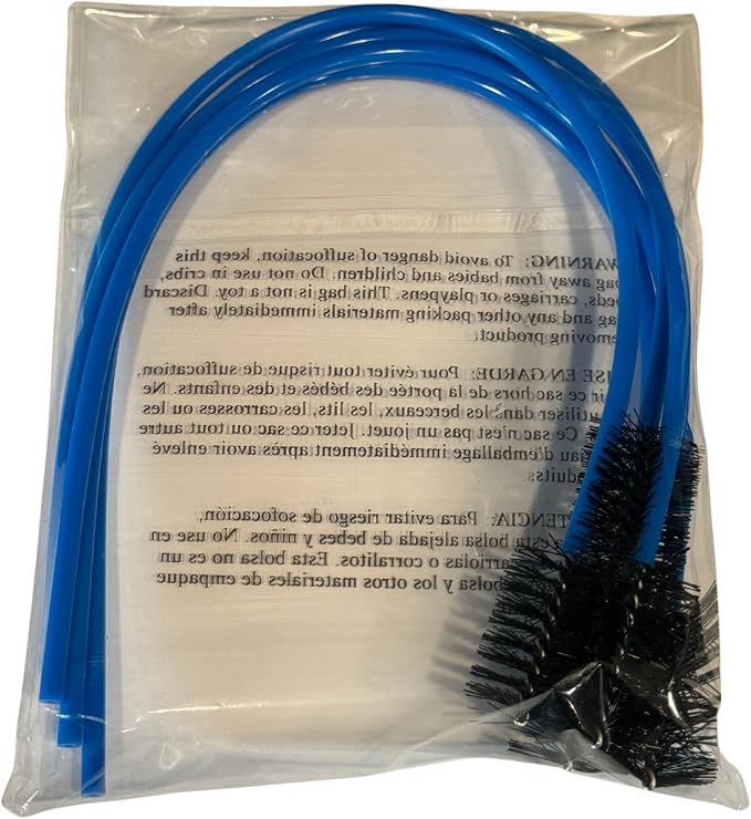 (5 BRUSHES For The Clear Condensate Trap) 3/4 SCH40 With Cleaning Brush, Next Level PVC U Trap With Easy Clean Ports Essential Component To Ensure Optimal Performance Of Your HVAC System. ECWB