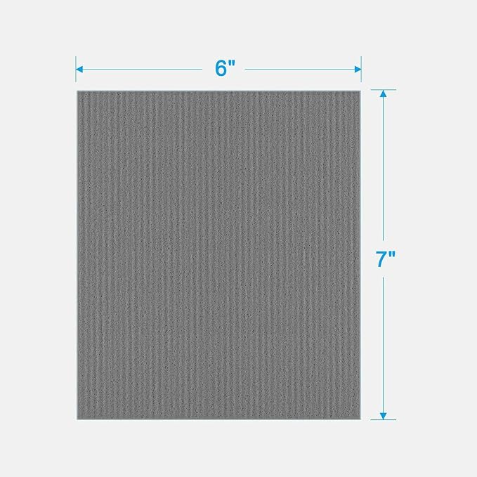 HOMEXCEL Swedish Dishcloths for Kitchen 20 Pack, Sponge Dish Cloth for Counters & Washing Dishes, Reusable and Absorbent Paper Towels, Grey