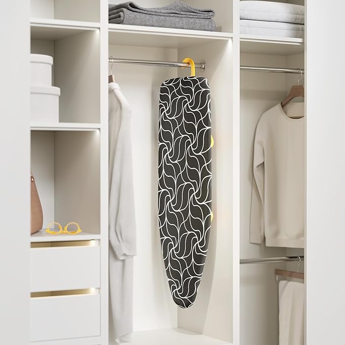 Small Ironing Board Tabletop, Table Top Iron Board Small with Mesh Metal Base, Mini Tabletop Ironing Boards Space Saving, Compact Table Top Iron Boards Small with Non-Slip Feet,12x38 Black