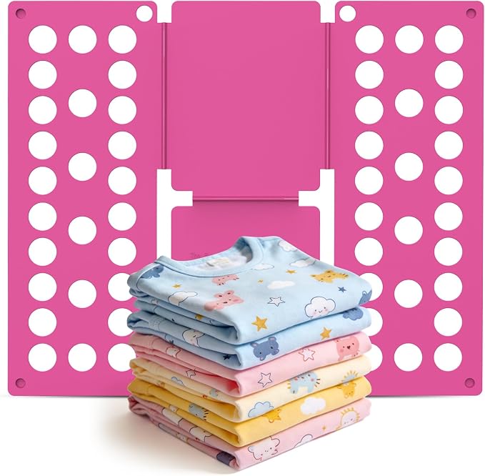 Shirt Folding Board Kids Clothes Folder Laundry Folding Tool | Space-Saving Design, Durable Material, Easy Storage Organizer