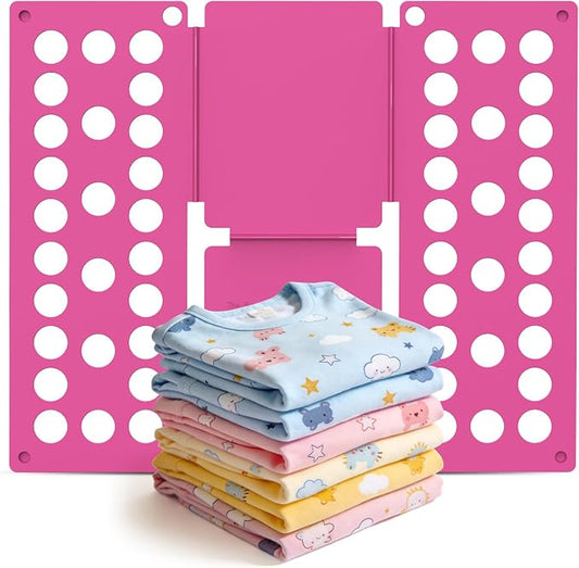 Shirt Folding Board Kids Clothes Folder Laundry Folding Tool | Space-Saving Design, Durable Material, Easy Storage Organizer