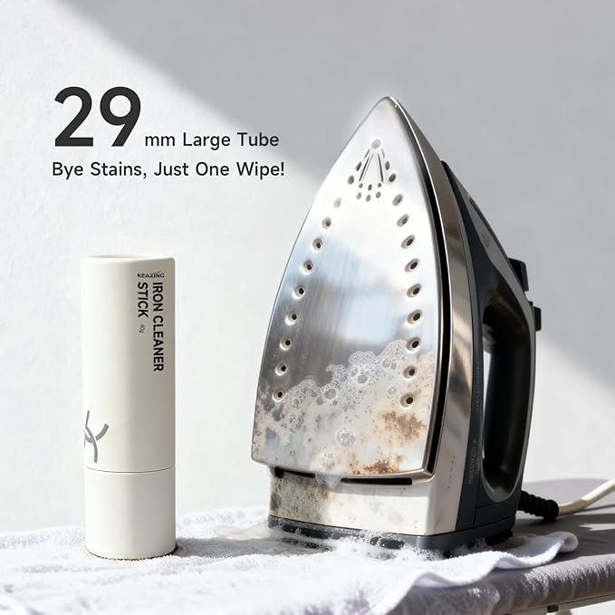 KEARING Iron Cleaner Paste | Instantly Cleans Hot Iron Soleplates - Removes Melted Fabric, Starch & Glue, Restores Steam Performance for All Irons