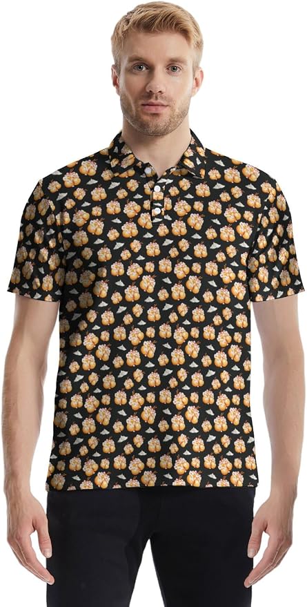 Polo Shirts for Men Moisture Wicking Mens Polo Shirts Patriotic Shirts for Men
