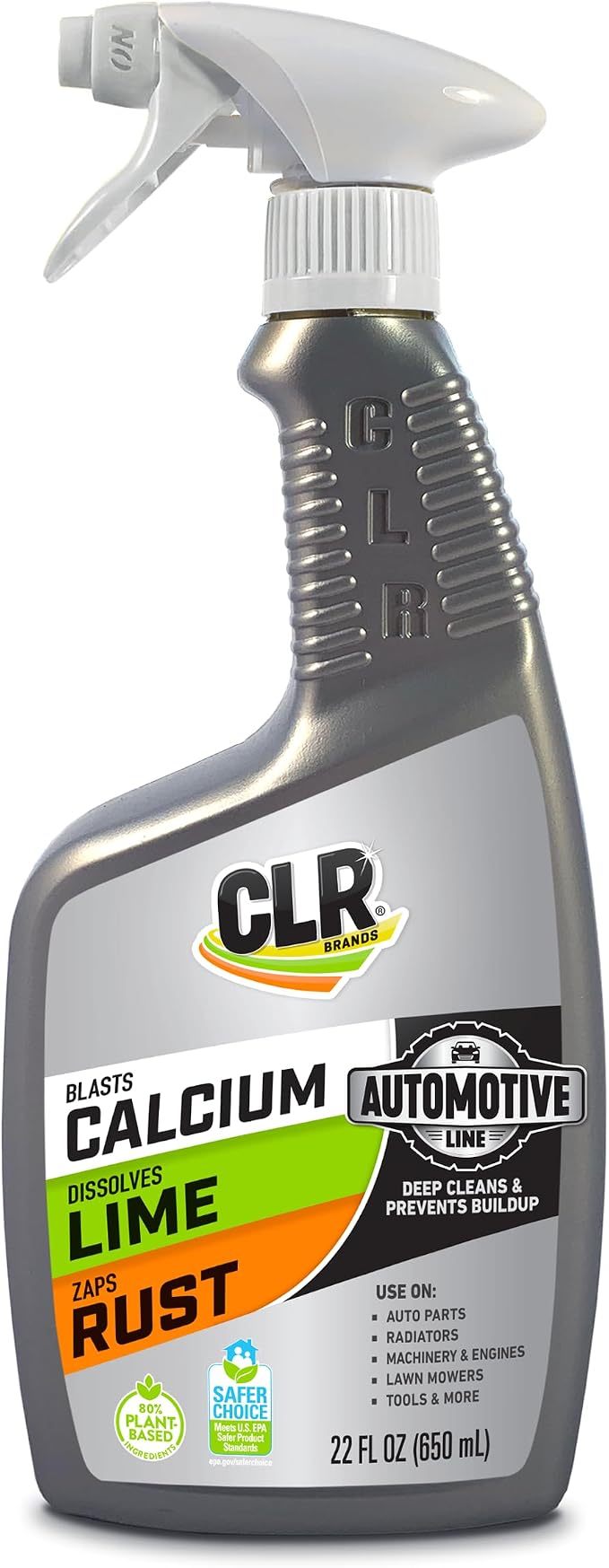CLR Brands Automotive Calcium, Lime and Rust Remover Spray, 22 oz. | Cleaning Spray for Multiple Surfaces, Ammonia, Phosphate and Bleach Free Cleaner