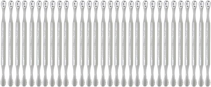 Clinere Ear Cleaners, Gentle Canal Cleaning and Ear Wax Removal Tool, Itch Relief, Exfoliates, 30 Count