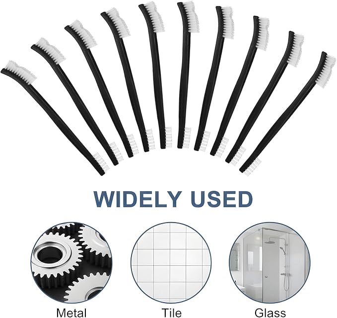 5 Pcs Small Cleaning Brushes Double-Ended Detail Cleaning Brush Nylon Bristles for Jewelry Keyboard Car Interior Crevice Cleaning