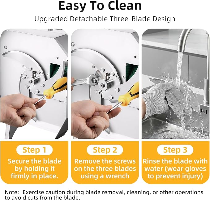 Commercial Vegetable Chopper, 200W Electric Vegetable Cutter 450LBS/H Production, Stainless Steel Onion Chopper with Upgrade Removable Belts & Blades, 2-20mm Adjustable Thickness, 110V