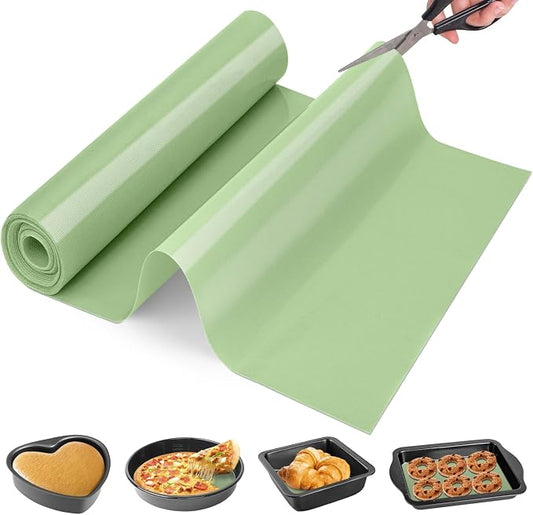Silicone Baking Mat Roll - Non-stick Pastry Mat, Reusable Dough Rolling Mat Cookie Sheet, Non Slip Countertop Protector Mat, Counter Mat, Oven Mat