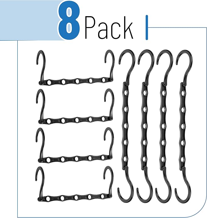 Mr. Pen- Space Saving Hangers, 8 pcs, 360° Rotating Hooks (Pack of 48)