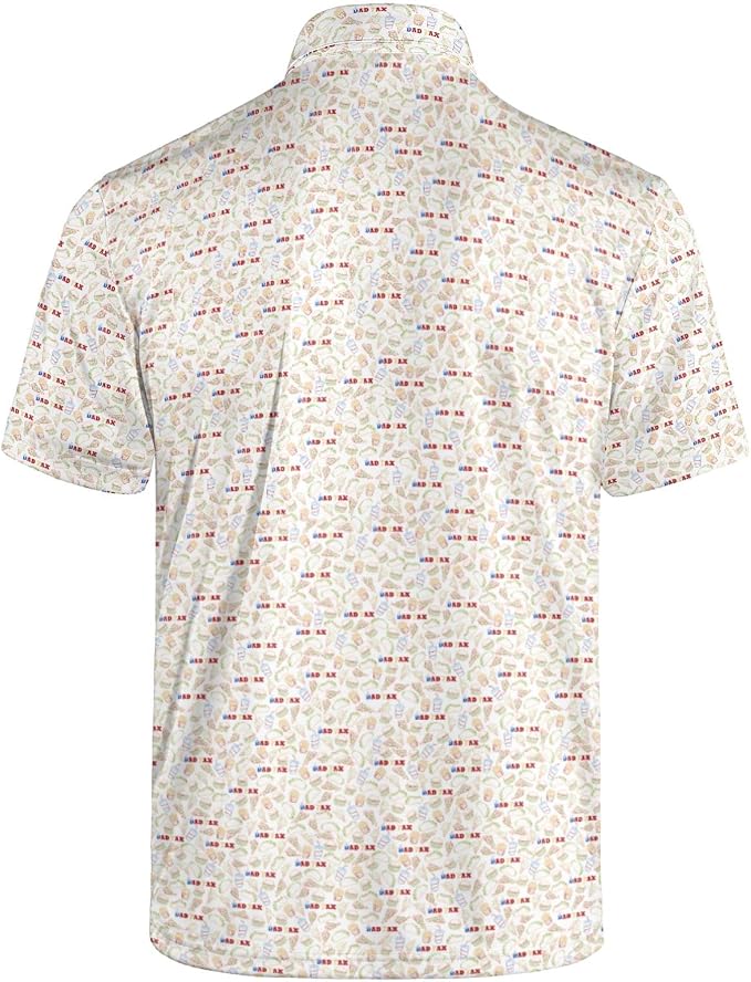 Polo Shirts for Men Moisture Wicking Mens Polo Shirts Patriotic Shirts for Men