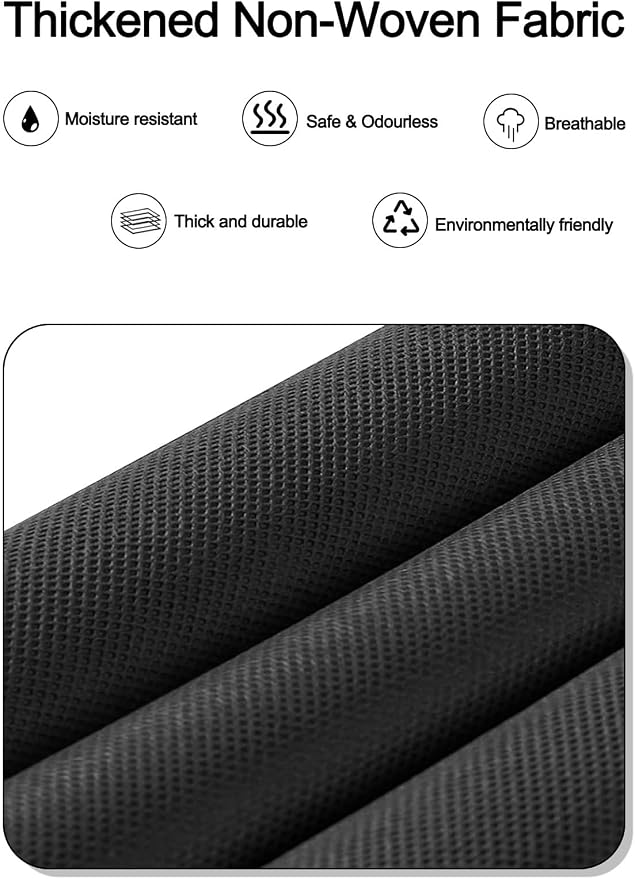 TAHAVICE 2 Pack Over the Door Storage Organizer, 5 Large & 10 Mesh Pockets | Hanging Storage Organizer with 40lb Capacity and Door Storage Space Saving for Bedroom,Bathroom,Nursery,Babyroom(Black)