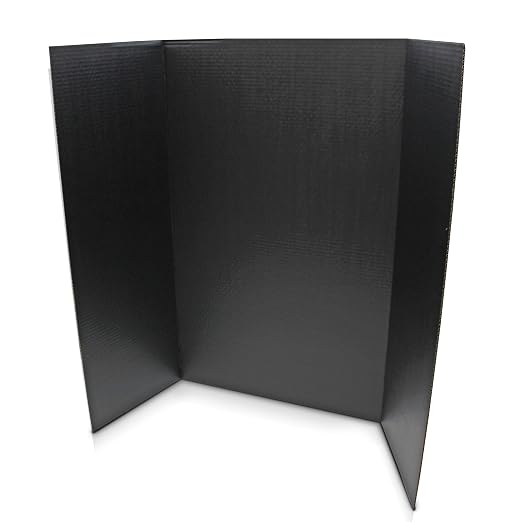Flipside Products 36” x 48” Project Boards for Presentations, Science Fair, School Projects, Event Displays and Trifold Picture Board, Proudly Made in USA - Assorted Colors - 10 Pack
