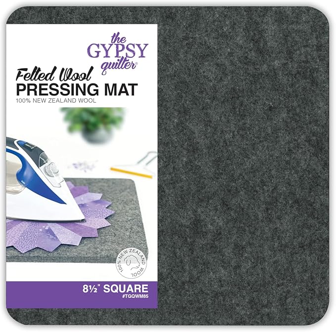 Gypsy Quilter® Wool Pressing Mat 8.5"x8.5"x0.5"