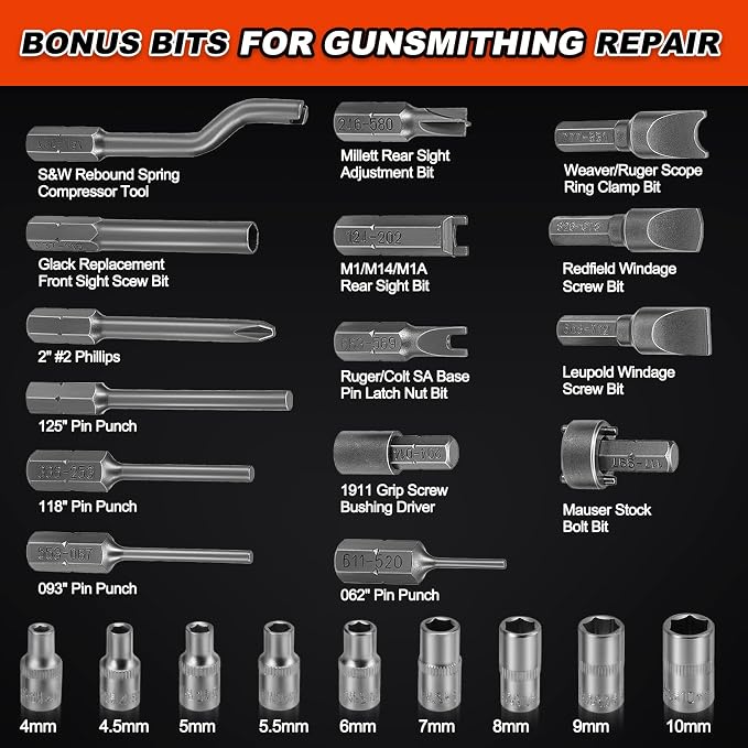 68Pcs Torque Screwdriver Wrench Set 10-70 IN.LB, Inch Pound Torque Driver | with S2 Steel Bits, 1/4" Drive, Magnetic Quick-Release Adapter for Bike Repair, Mounting and Maintenance