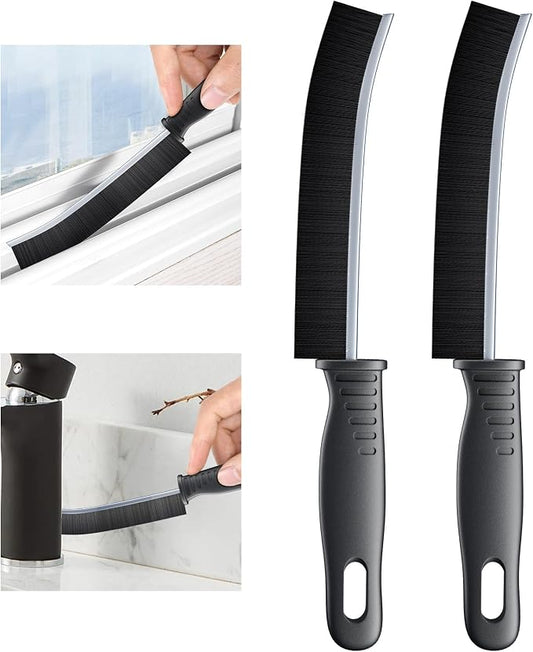 Ultimate Window & Sliding Door Track Cleaning Kit – 2 Multi-Task Brushes for Removing Dust, Dirt, and Debris with Ease