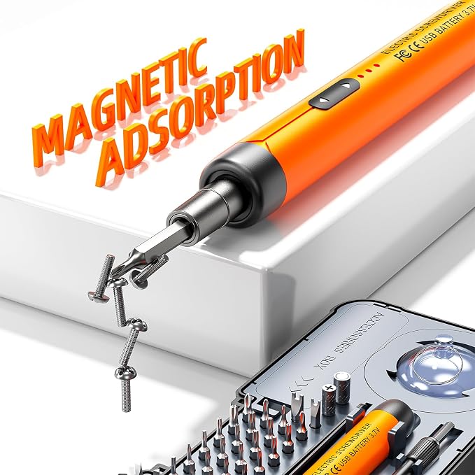 88-IN-1 Mini Electric Screwdriver Set is a comprehensive electric precision tool kit designed for electronics repair and DIY projects