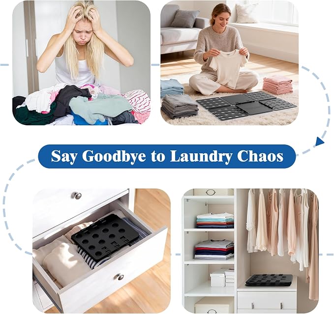Shirt Folder Board V1 Clothes Folding Board Durable Tshirt Organizer Easy and Fast Folding for Adults and Kids Laundry Liner