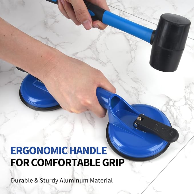 FCHO Floor Gap Fixer Tool for Floor Gap Repair with Suction Cup and Mallet | Vinyl Floor Gap Repair Tool With Suction Cup Mallet Can't use on scraped surface floor, Smooth Surface Use