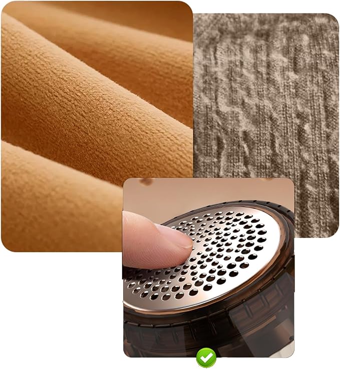 Rechargeable Fabric Shaver Remover with LED Display for Clothes Furniture Sofas Blankets Electric Lint Rechargeable Electric Lint Remover Large Coverage Multipurpose