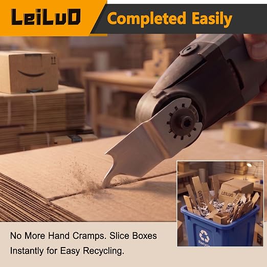 6 Pcs Gen-2 Oscillating Tool Hook Blade Cardboard Carpet Shingle Cutting Multi Tool Hook Knife Blade Compatible with DeWalt Makita Milwaukee and More