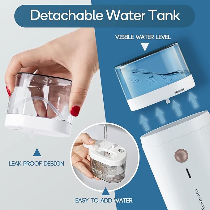 Newbealer Detachable Water Tank 180ml, Fabric Brush and 1pc Ironing Glove - 3 Piece Replacement Parts Only for Garment Steamer NB316A, Reusable Accessories