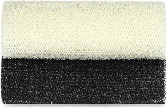 African Net Sponge Authentic,Exfoliating Body Shower Scrubber,2Pcs | Woven nylon africannet sponge,stretches up to 66in for full body & back washing removes dead skin,oil,For Women and Man