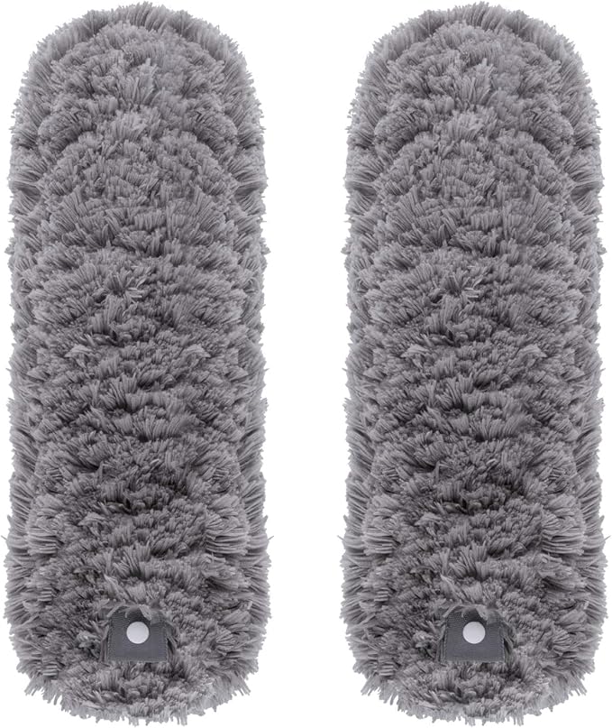 MR.SIGA Lint Free Microfiber Duster Refills, Machine Washable, 2 Pack | Replacement head of MR.SIGA microfiber duster