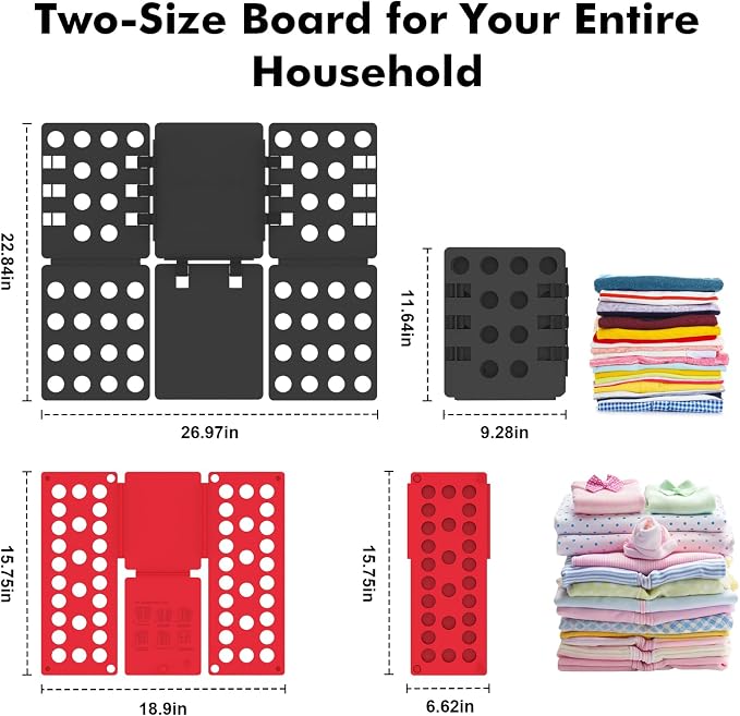 BoxLegend Shirt Folder Board Durable Clothes Folding Board for Adult & Kid | Foldable, Laundry Folding Machine, Space-Saving, Store-Perfect Folds