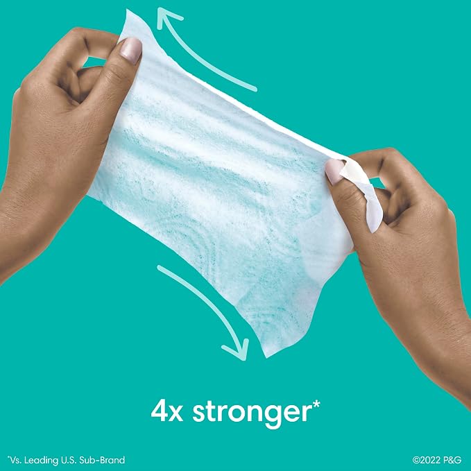 Pampers Baby Wipes, Complete Clean Baby Fresh Scented Wipe, Gently Cleans Head to Toe, 72 Total (1 Flip-Top Packs)
