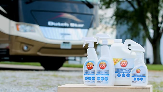 303 Aerospace Protectant for Vinyl, Plastic & Rubber, 16 oz 6-Pack | Provides UV protection while helping prevent fading, cracking, and discoloration.