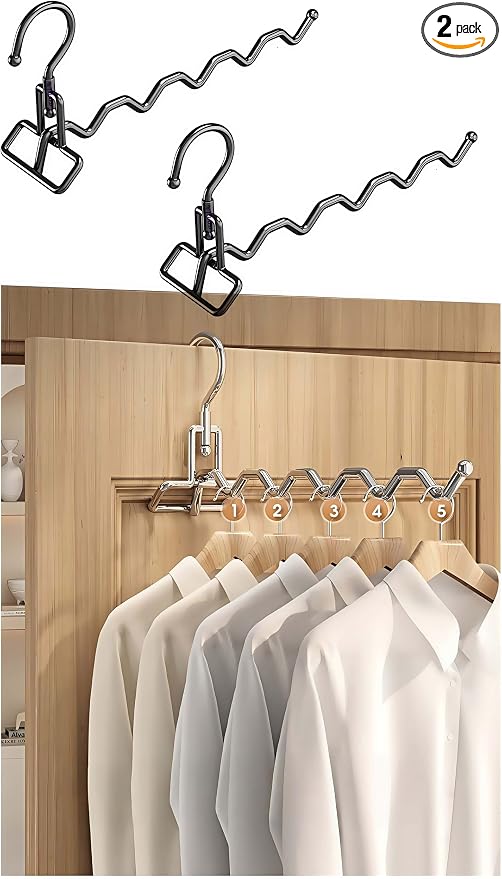 2 Pack Folding Wall Mount Clothes Drying Rack Black Stainless Steel | Heavy Duty Stainless Steel Folding Rack, Easy Install Wall Mount for Bathroom Closet Laundry Room Drying&Storage