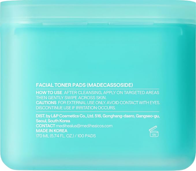 MEDIHEAL Madecassoside Blemish Care Toner Pad