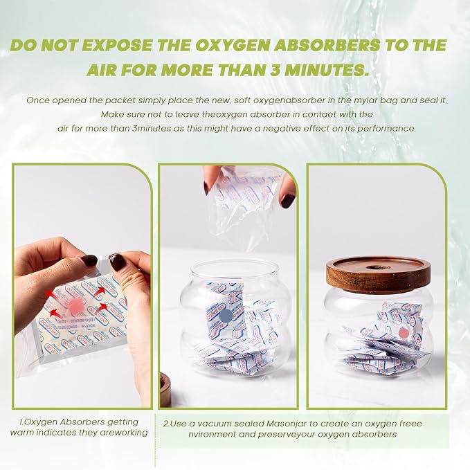 10pcs 5 Gallon Mylar Bags for Food Storage with Oxygen Absorbers and Labels | 17x27 Inch Zipper Pouches Resealable Extra Thick 10 Mil for Long Term Food Container Sets,Heat Sealable