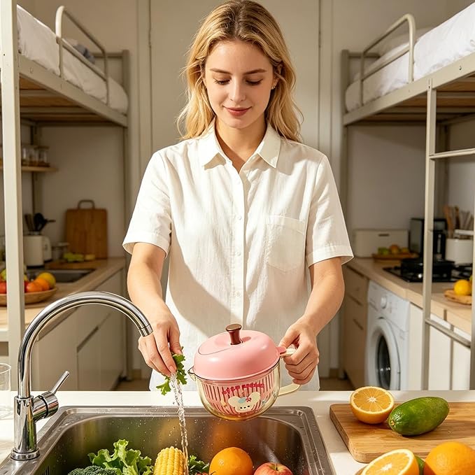 Salad Spinner - Compact Draining Bowl | Fruit Spinner Dryer, Simple Brake Fresh Ingredient Fruit Washer For Cleaning Vegetables Berry Cheese Kitchen Meal Prep Home Food