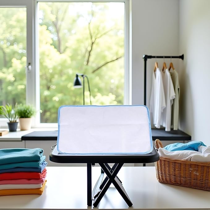 16x24 Heat-Resistant Ironing Mesh Pad - No Melt Scorch-Proof Fabric Protection for Home and Professional Ironing, Durable Pressing Cloth with Non-Stick Surface (Random Color)