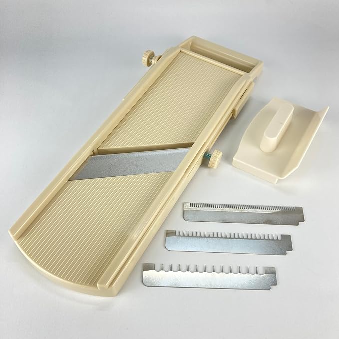 Mandoline Slicer for Vegetable, Fruit [Made in Japan] Kitchen Peelers Japanese Stainless Steel Blade
