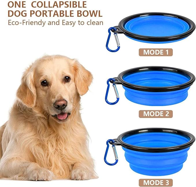 TIOVERY Dog Food Storage Container, 5-7 Lbs Airtight Pet Food Container, Cat Food Container Dispenser with Portable Handle, Pouring Spout and 4 Seal Buckles for Dogs Cats 2 Pack Blue