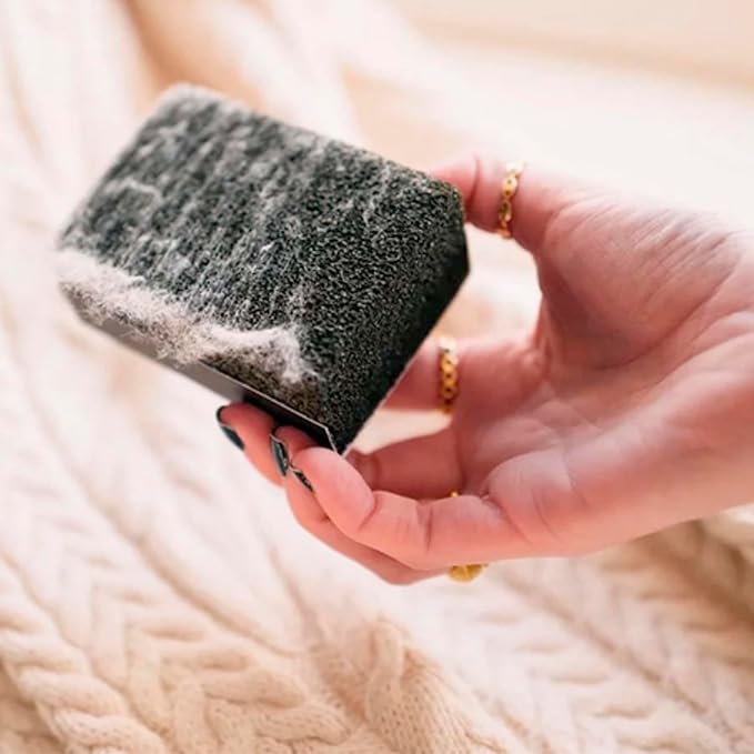 The Original Since 1985 - Garment Care for Sweaters and Knits - A Pumice-Like Brick for Removing Pilling and Balling - A Knitters Secret - Made in The USA