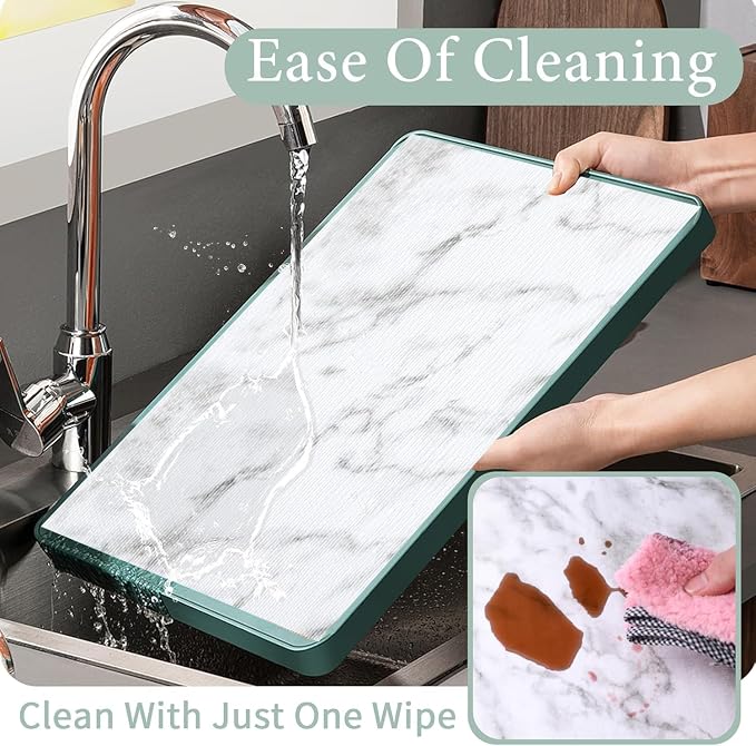 2-Layer Drawer and Shelf Liner for Kitchen Cabinet: 35.4in X 30Ft Non Slip | Waterproof Shelf Paper Non Adhesive Refrigerator Liners White Marble Easy Liners for Bathroom with Knife Tape Measure